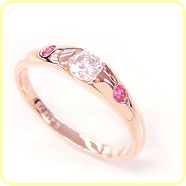 リフォームした指輪